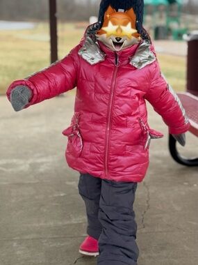 Kiko Girls’ Winter Coat & Pants Set – Warm Quilted Snow Suit ❄️